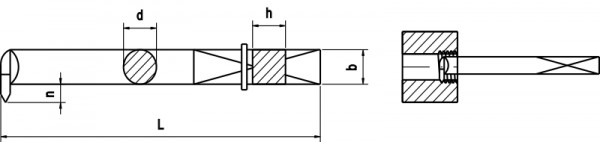 ISO 13 R/L NNGd-s DIN 283